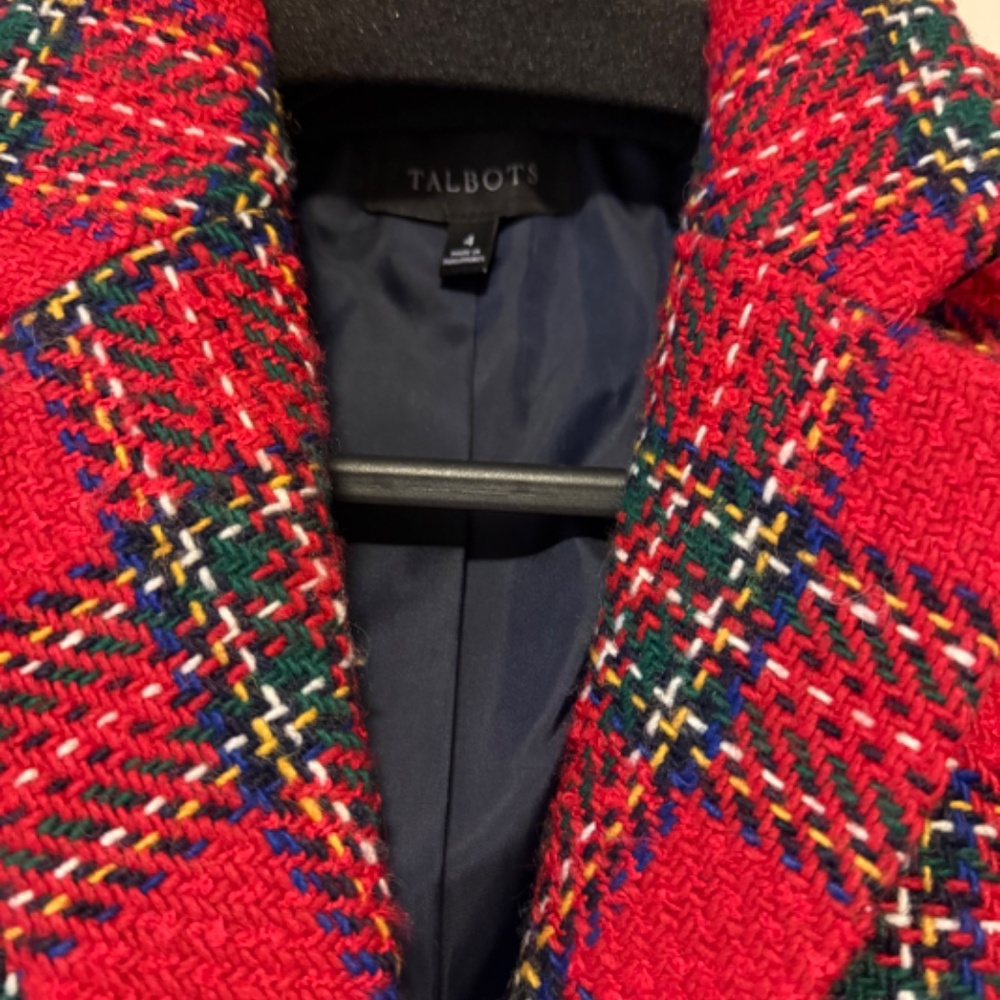 Talbots 3 Button Lined Blazer - image 2